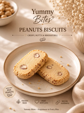 Peanut Biscuits – Crispy & Nutty
